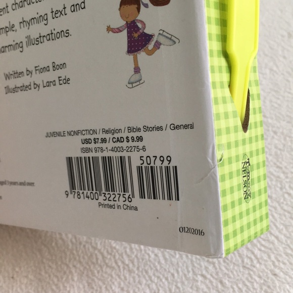 βMy ABC of God Loves Meβ Softcover Board Book with Handle - Picture 10 of 11